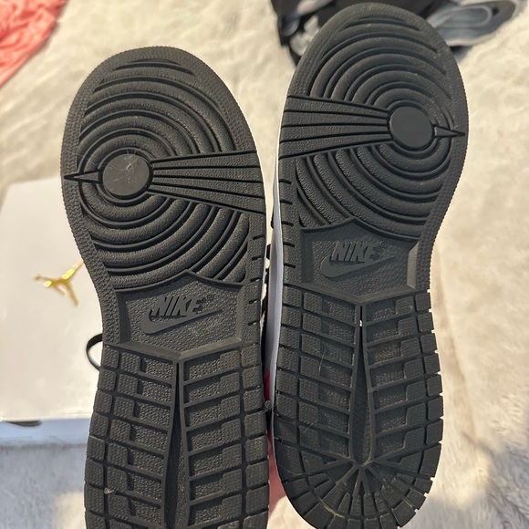 Rare Valentines Day Air Jordan Nike Sneakers - Neon Pink, Black, and White - Picture 2 of 5